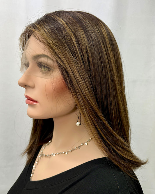#369 Highest Quality Remy Human Hair Lace Top Wig (M) 15/16”