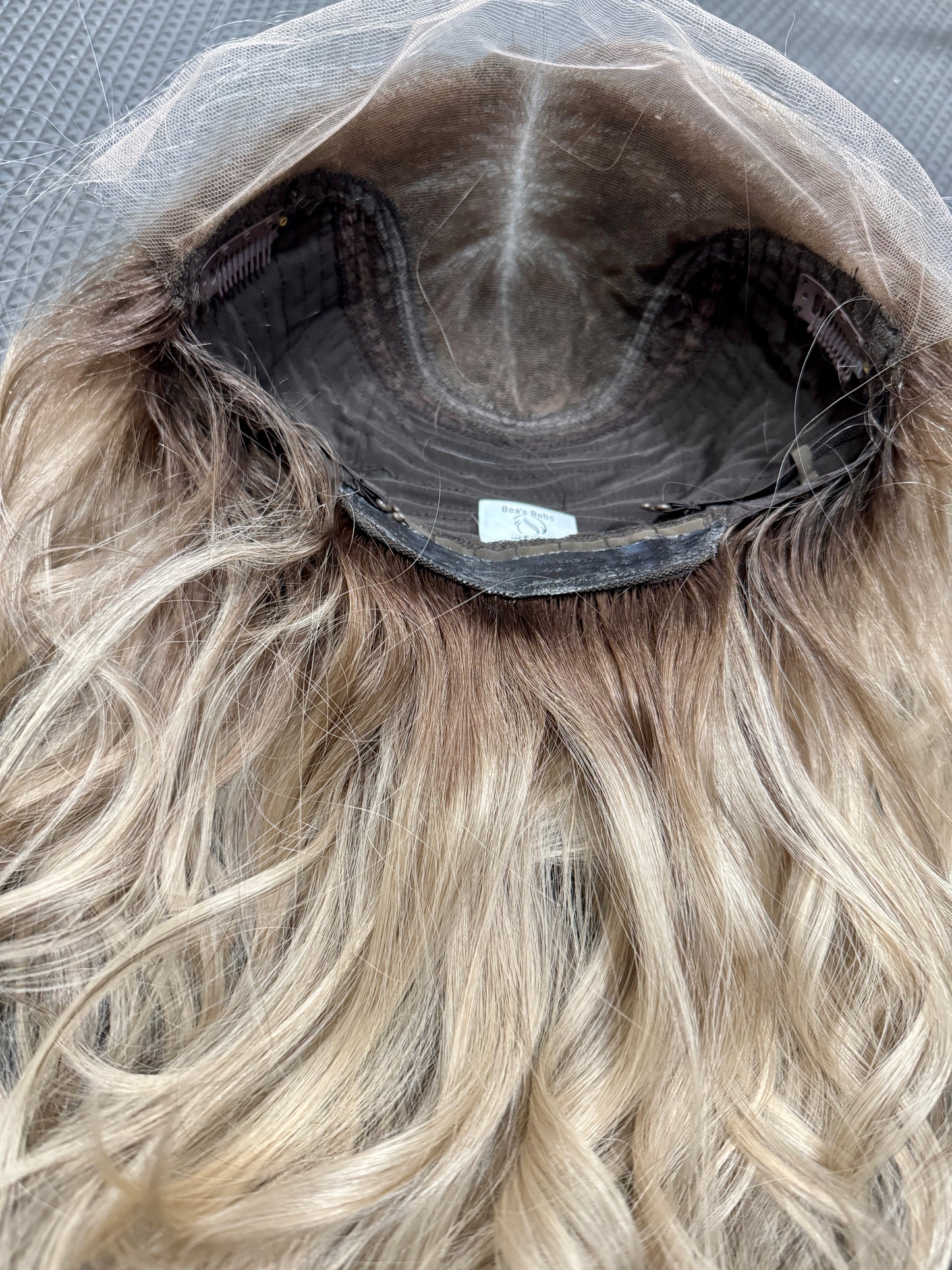 reserved for  RM #517 Highest Quality Remy Human Hair Lace Top Wig (M)16/17”