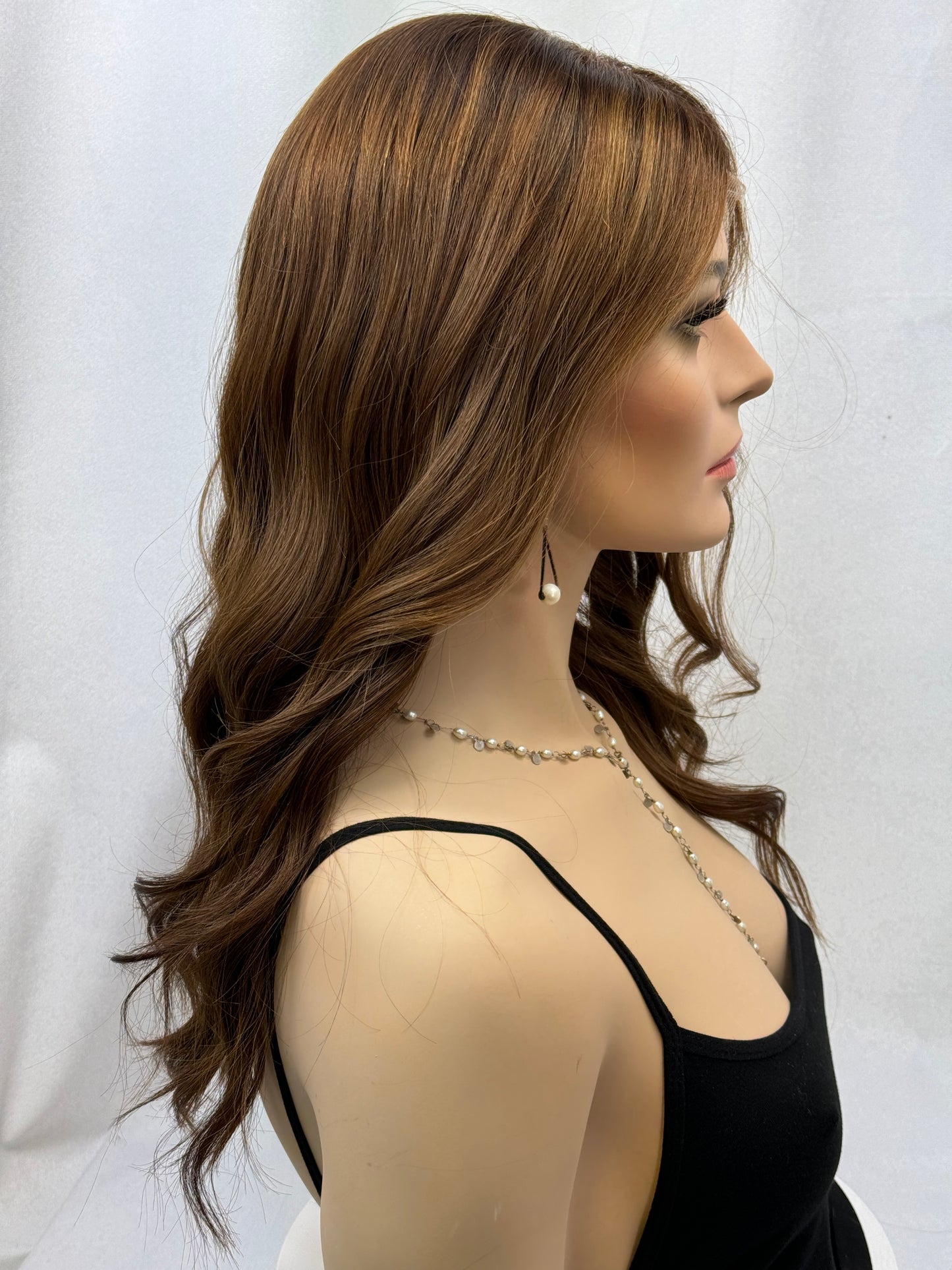 #437 Highest Quality Remy Human Hair Lace Top Wig (low density) (S) 22”