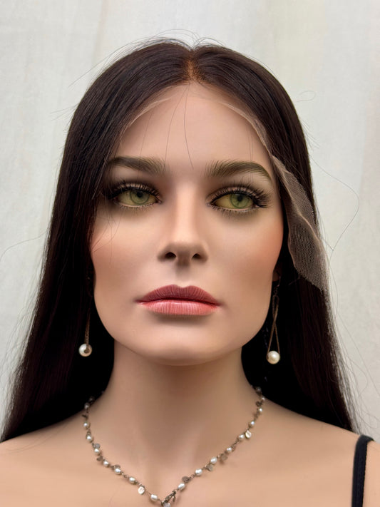 #470 European Texture Demy Human Hair Lace Top Wig (S/XS) 22/23”
