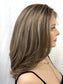 #510 Highest quality Remy Human Hair Lace Top Wig ( with Medical cap features) (M) 18“