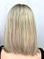 #352 *New!* Extra Thin Medical Cap and Low Density Highest Quality Remy Human Hair Silk Top with Lace Front (M/S) 14”