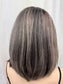 #538 Highest Quality Remy Human Hair Lace Top Medical Wig (M)16”