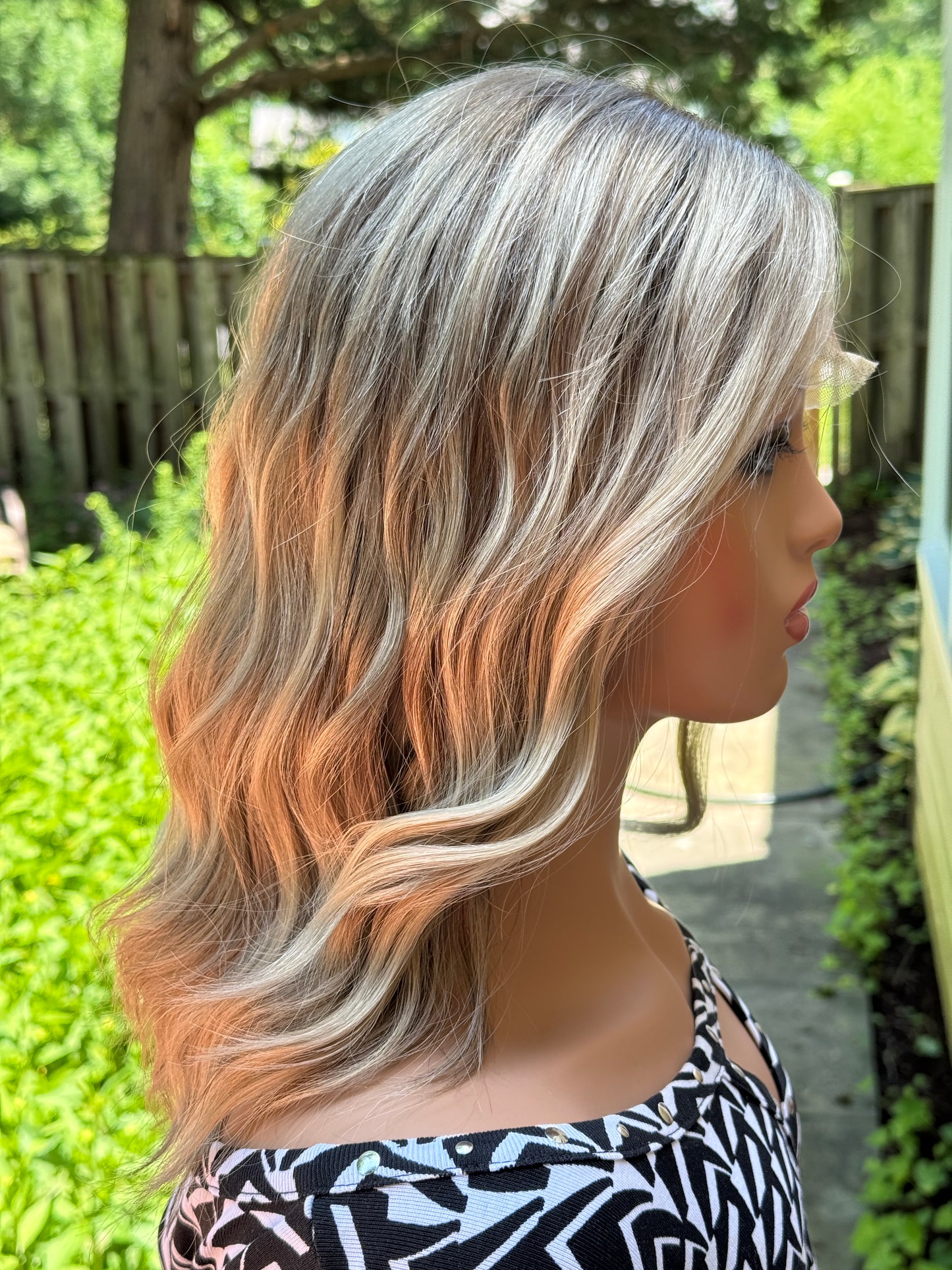 #466 Highest Quality Remy Human Hair Lace Top Wig (S)17/18”