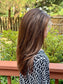 #412 Highest Quality Remy Human Hair Lace Top Ponytail Wig (M) 22”