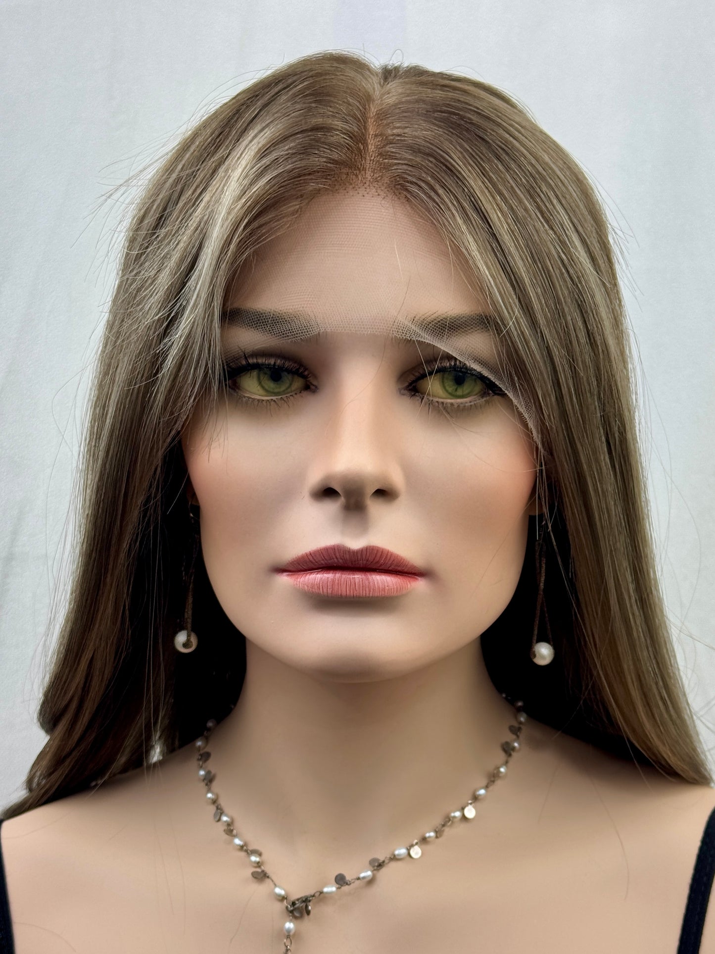 #505 Highest Quality Remy Human Hair Lace Top Wig (S) 16/17