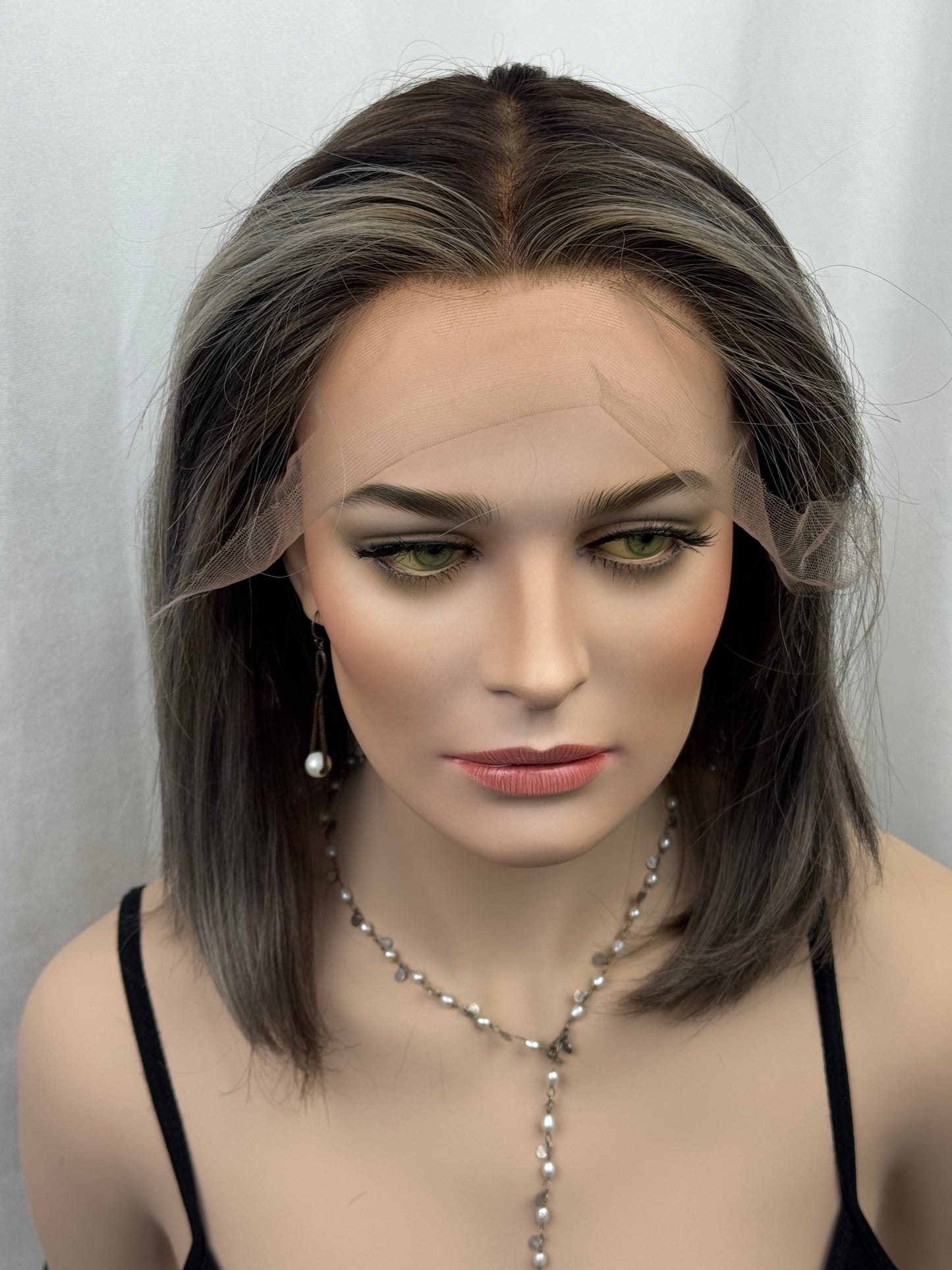 #541 Highest Quality Remy Human Hair Lace Top Wig (S) 16“