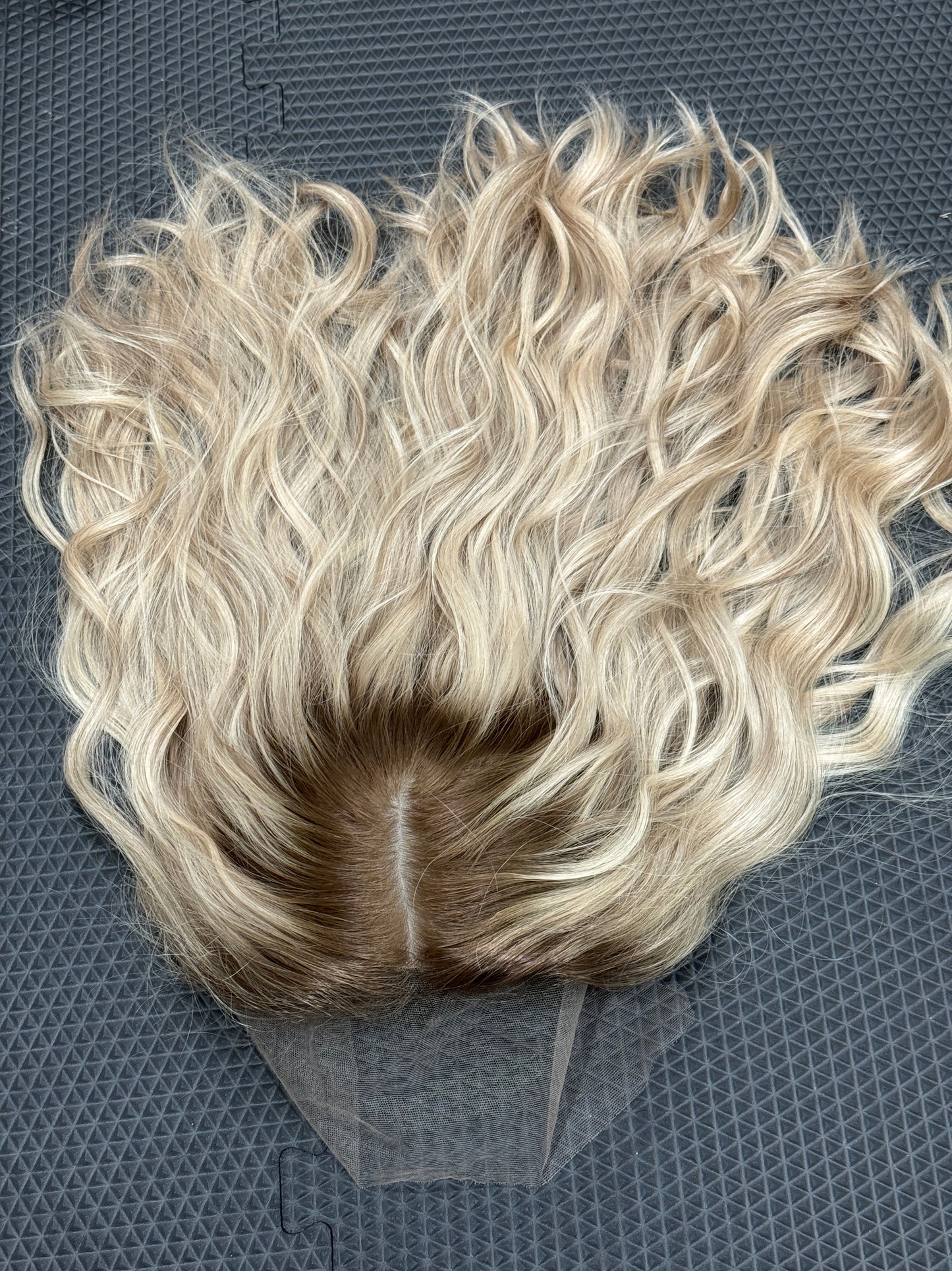 #493 Highest Quality Remy Human Hair Silk Top Lace Front Medical Cap Wig (S) 20”
