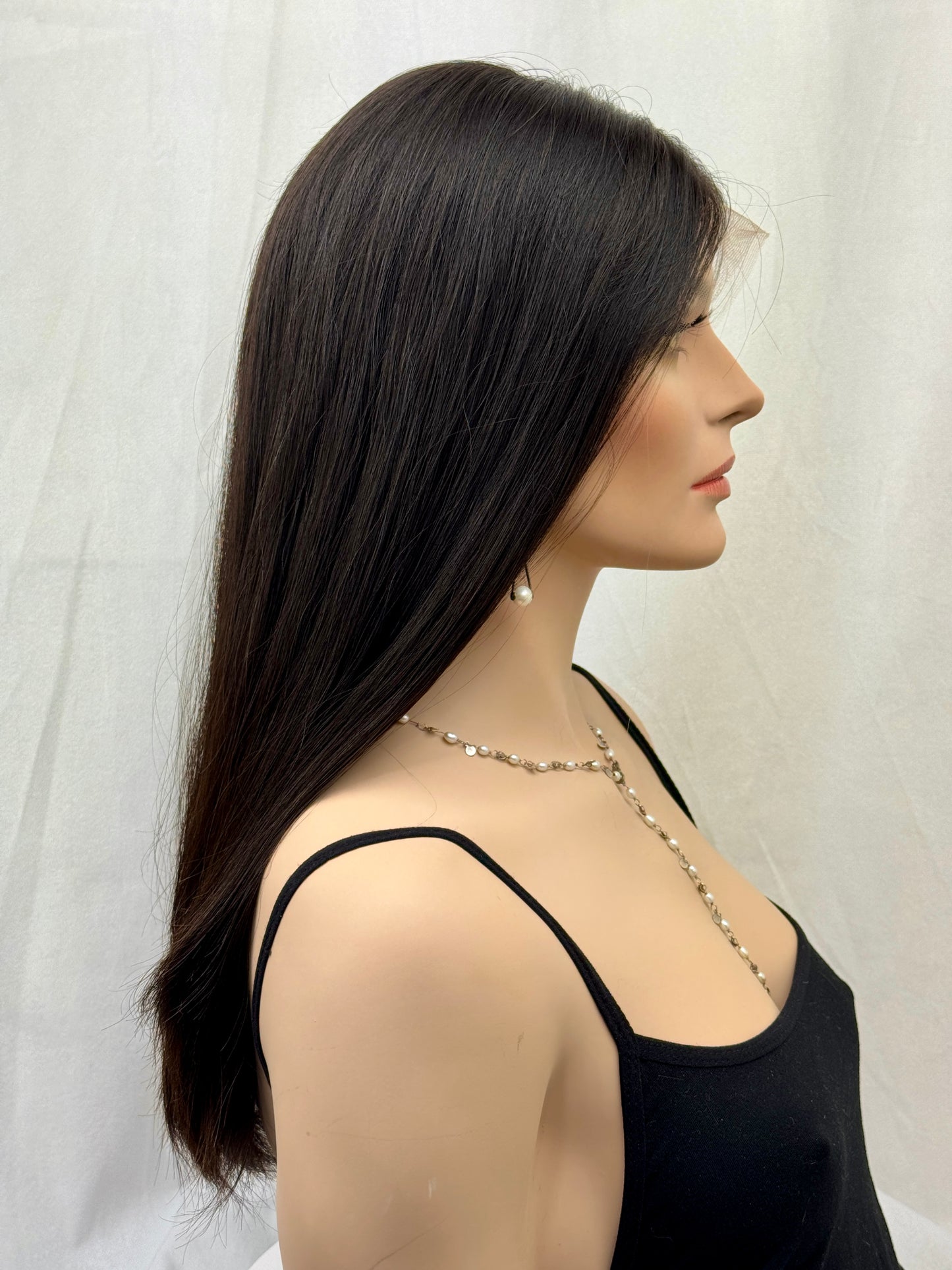 #470 European Texture Demy Human Hair Lace Top Wig (S/XS) 22/23”