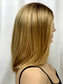 #398 Highest Quality Remy Human Hair Extra Thin medical cap silk top lace front (M)17”