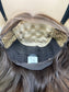 #347 Highest Quality Remy Human Hair Medical Cap Silk Top with Lace Front **Extra Thin and Light Silk Top** (M/S) 15”