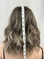 #535 Highest Quality Remy Human Hair Lace Top Medical Cap Wig (S) 15“