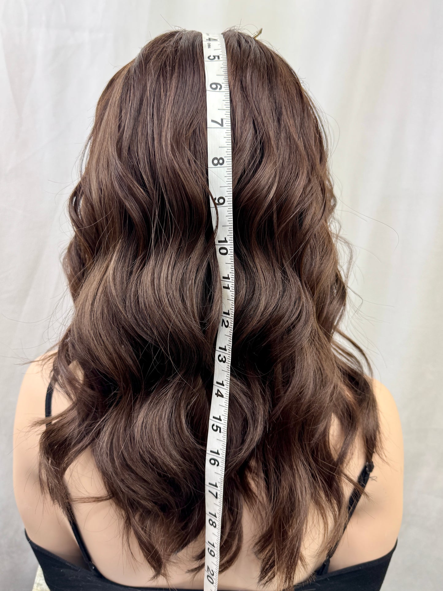 #554 Highest Quality Remy Human Hair Lace Top Wig (M)19“