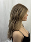 #528 Highest Quality Remy Human Hair Lace Top Wig (M)23“