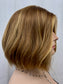 #472 Highest Quality Remy Human Hair with Russian Texture Silk Top Wig (M) 12”