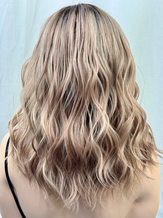 #494 Highest Quality Remy Human Hair Lace Top Wig (M) 16/17”