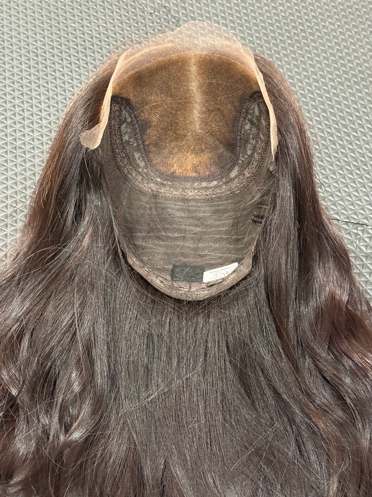 #536 Highest Quality Remy European Texture Human Hair Lace Top wig (S)19“