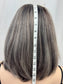 #538 Highest Quality Remy Human Hair Lace Top Medical Wig (M)16”