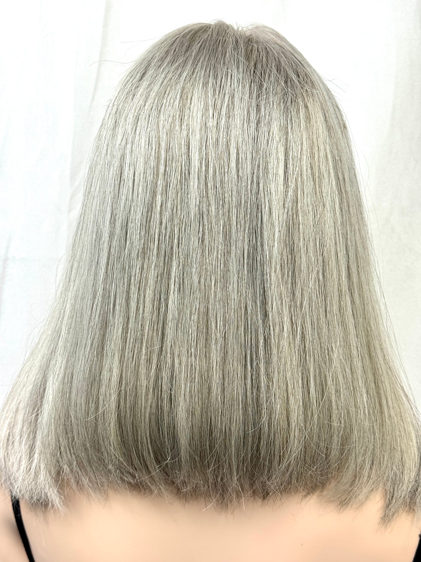 #463 Highest Quality Remy Human Hair Lace Top Kosher Wig (S)15”