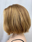 #472 Highest Quality Remy Human Hair with Russian Texture Silk Top Wig (M) 12”