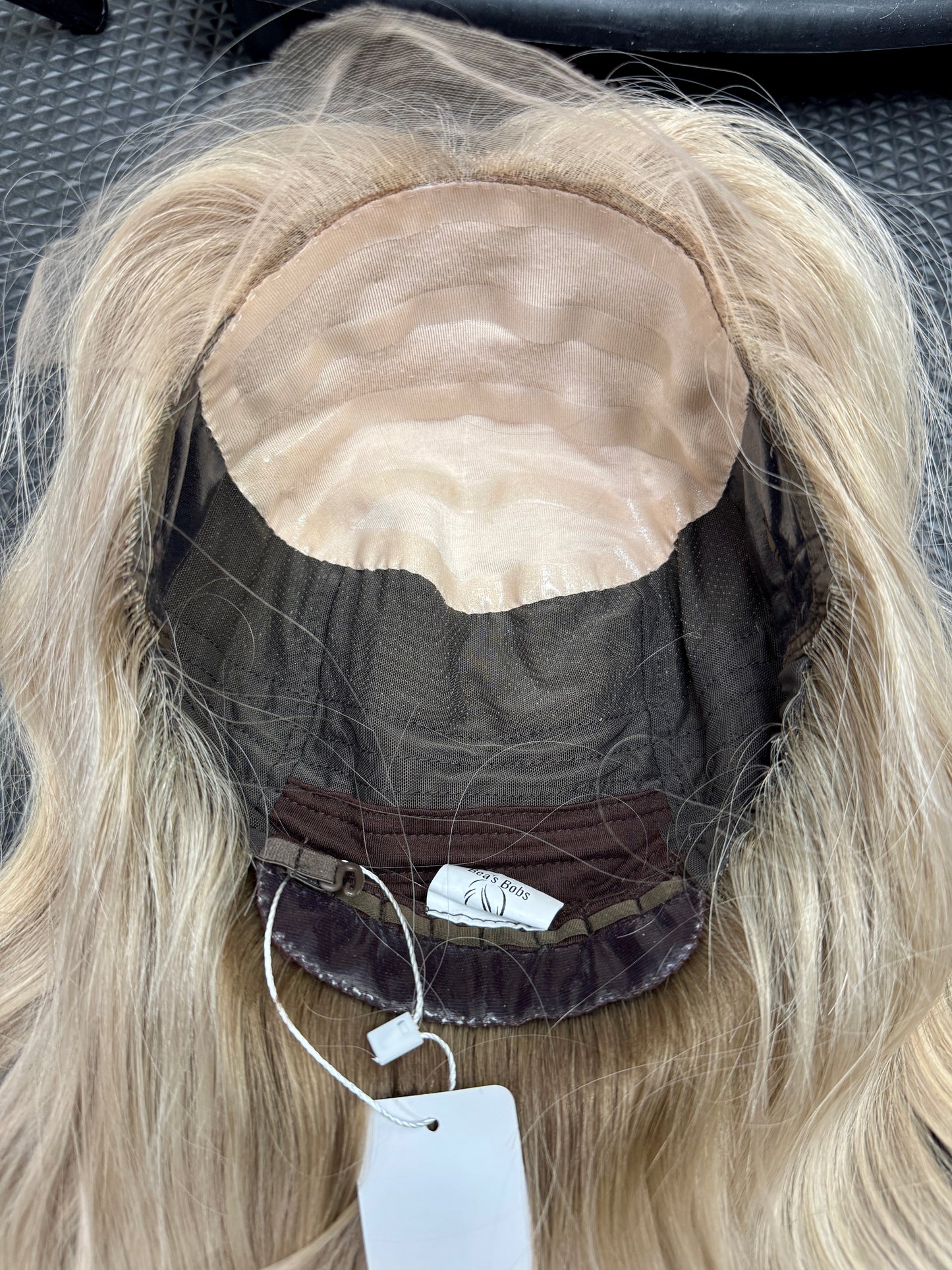 #458 Extra light low density medical Cap, Highest Quality Remy Human Hair Wig (M) 18”