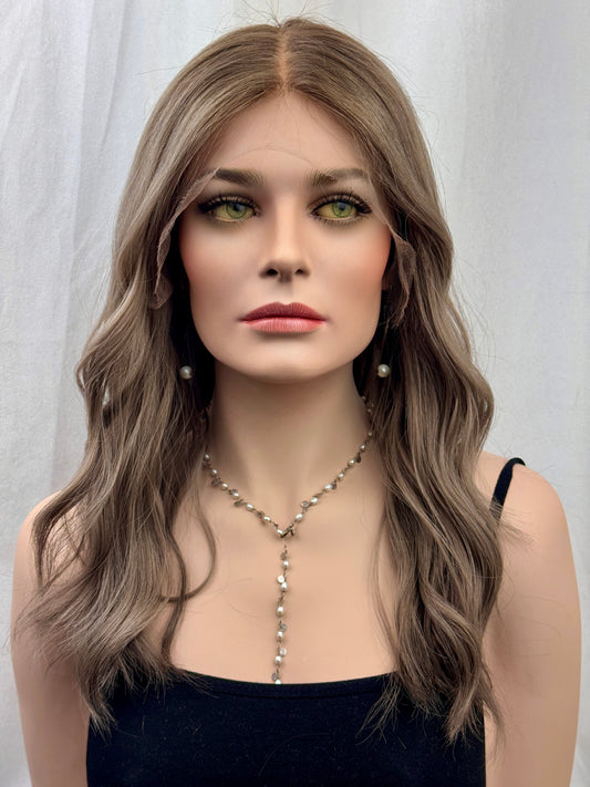 #491 Highest Quality Remy Human Hair Lace Top Wig (M) 22”