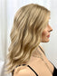 #453 New Low Density Medical Cap Highest Quality Remy Human Hair Extra Thin French Drawn Silk Top and Low Density (M)18/19”
