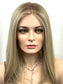 #550 Highest Quality Remy Human Hair medical cap wig with French drawn silk top and lace front and extra light cap and density (S)19“