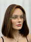#474 Highest Quality Remy Human Hair Silk Top with Lace Front Kosher Wig (S/XS) 14”