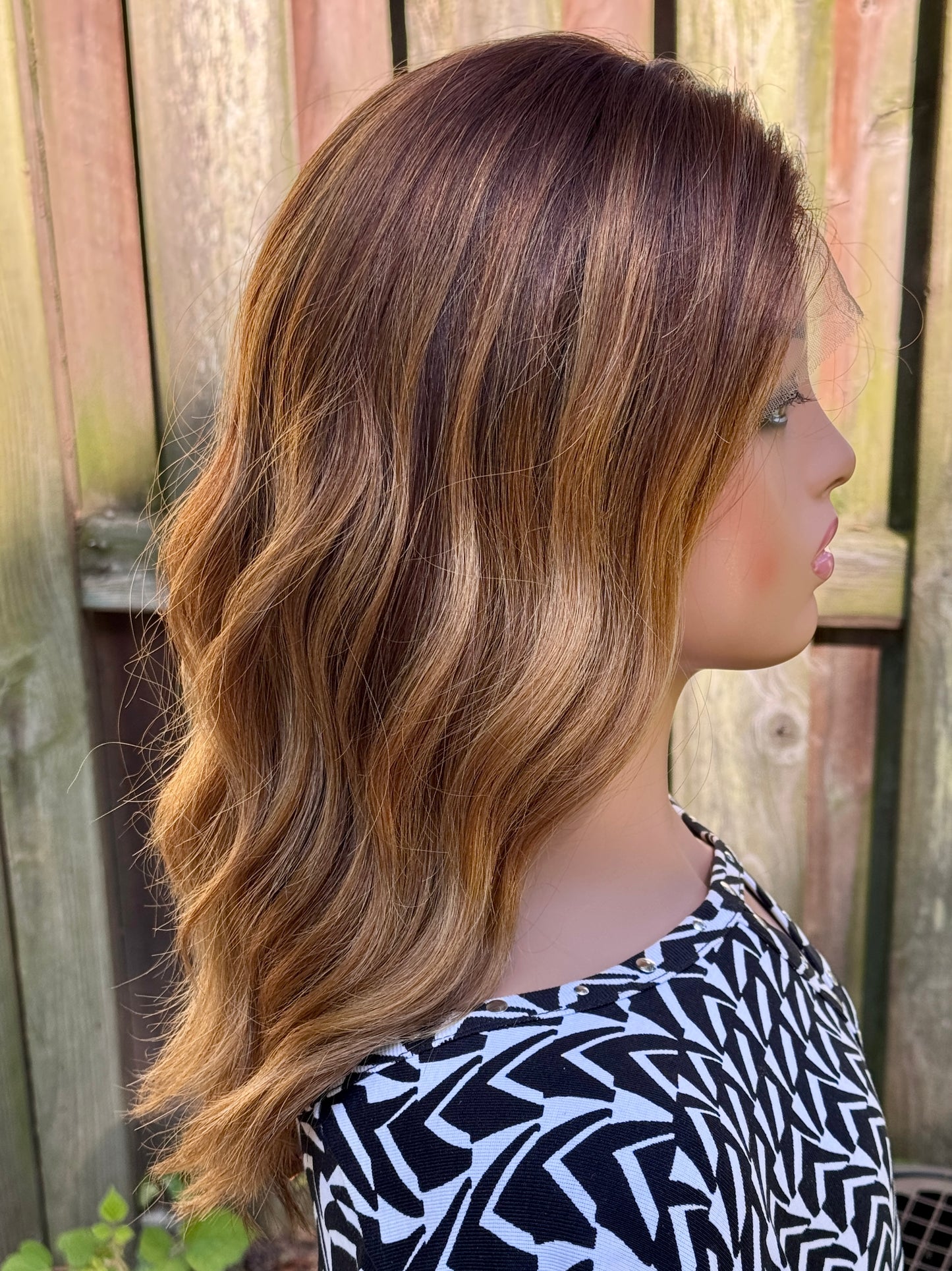 #544 Highest Quality Remy Human Hair with silicone/silk liner (S)19“