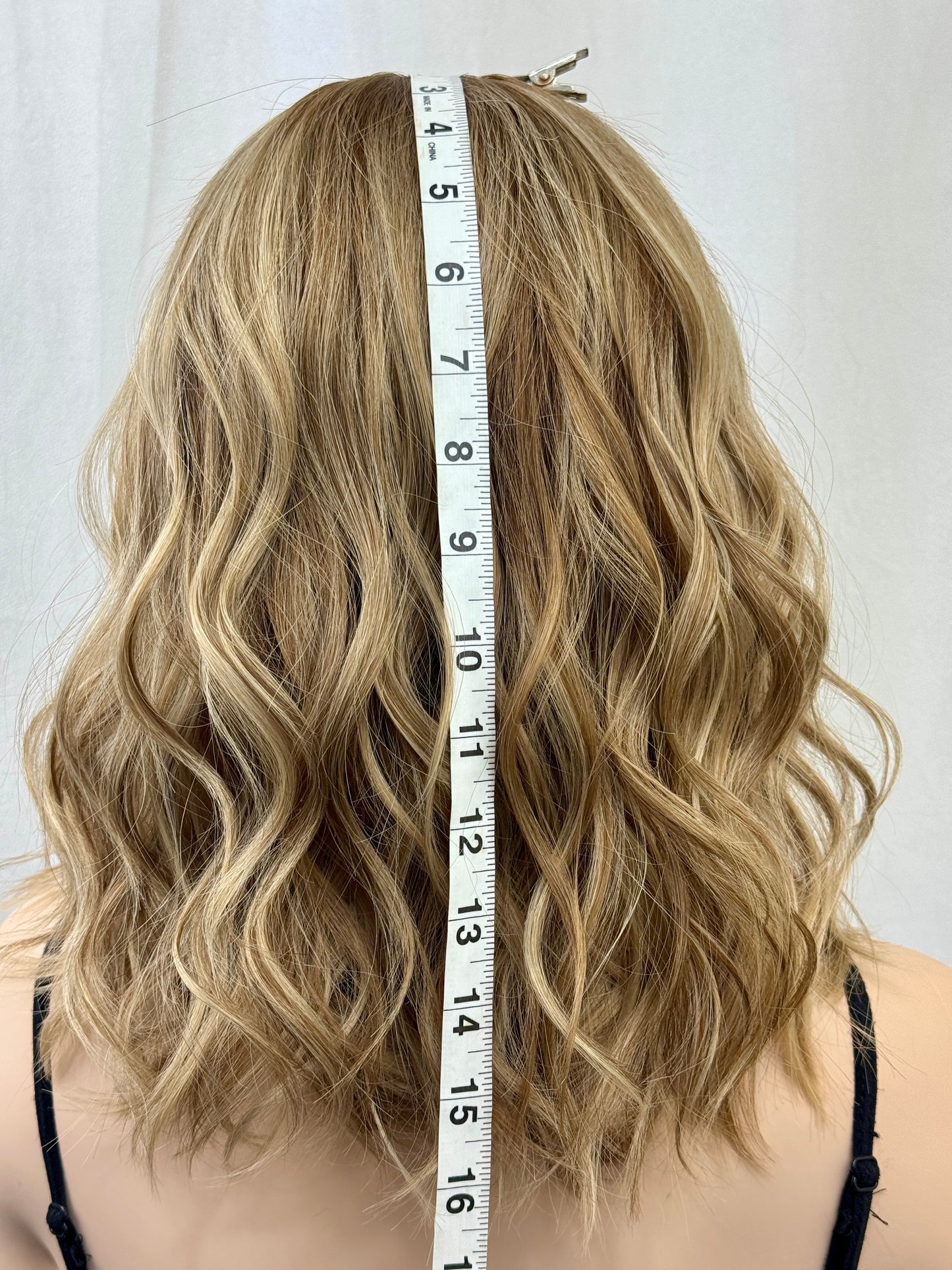 Reserved for AB #521 Highest Quality Remy Human Hair Lace Top Wig (M)16/17“