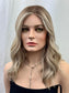 #502 Higjest Quality Remy Human Hair medical cap wig with French drawn silk top and lace front and extra light cap and density (S)18/19”