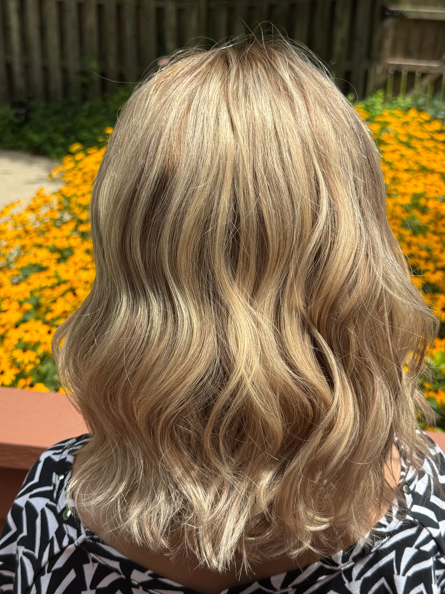 #553 Highest Quality Remy Human Hair Lace Top Wig (S)15“