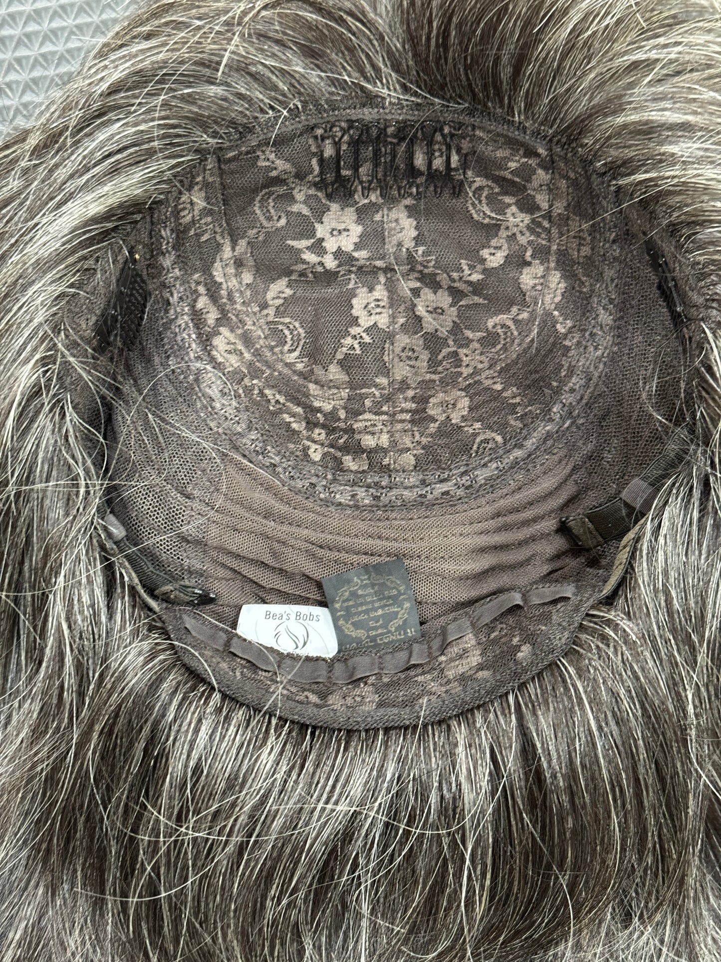 #508 Highest quality Remy Human Hair silk top wig (M)13/14”