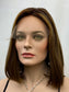 #474 Highest Quality Remy Human Hair Silk Top with Lace Front Kosher Wig (S/XS) 14”