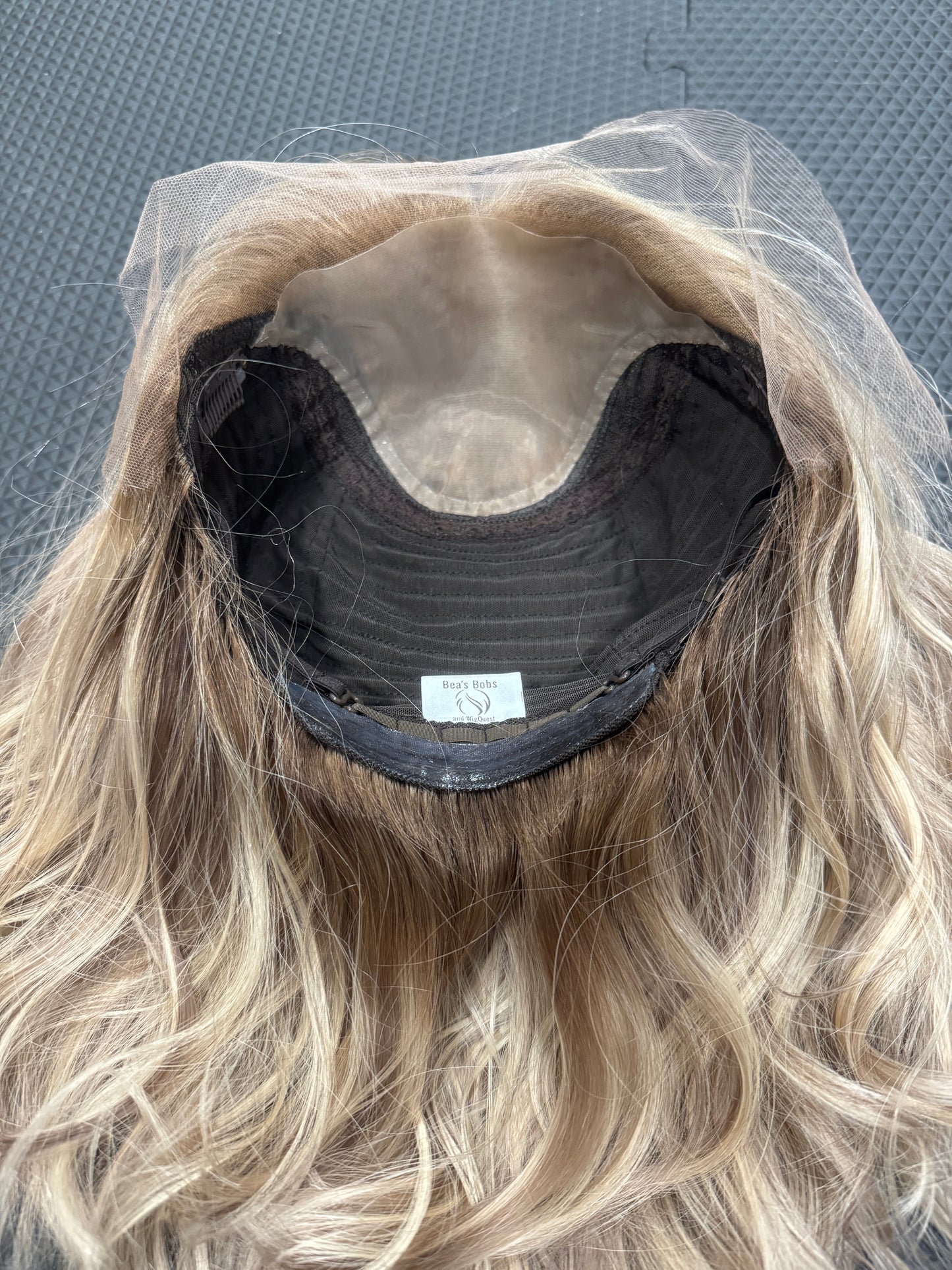 #553 Highest Quality Remy Human Hair Lace Top Wig (S)15“
