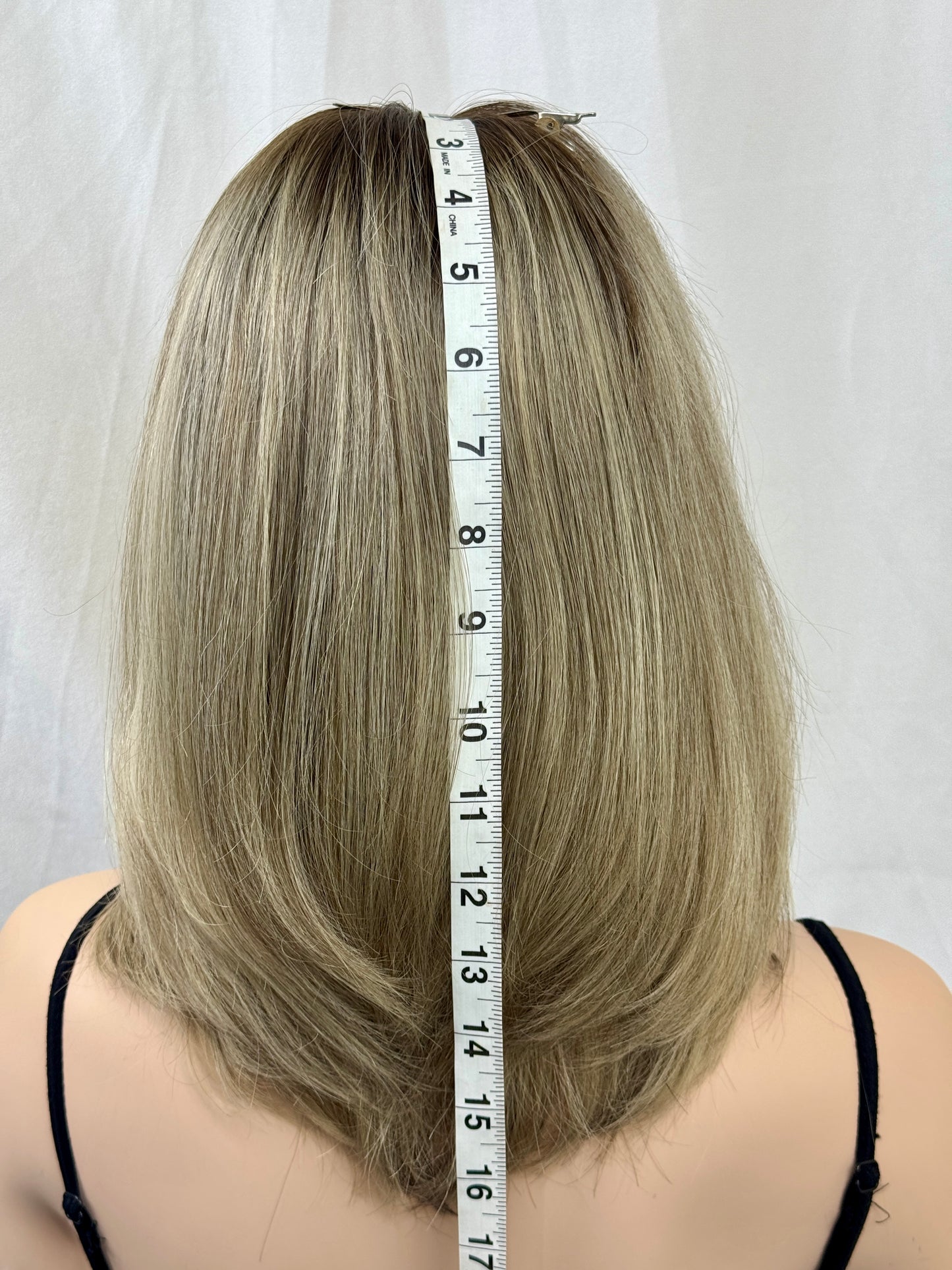 #558 Highest Quality Remy Human Hair Lace Top Wig (S)16”