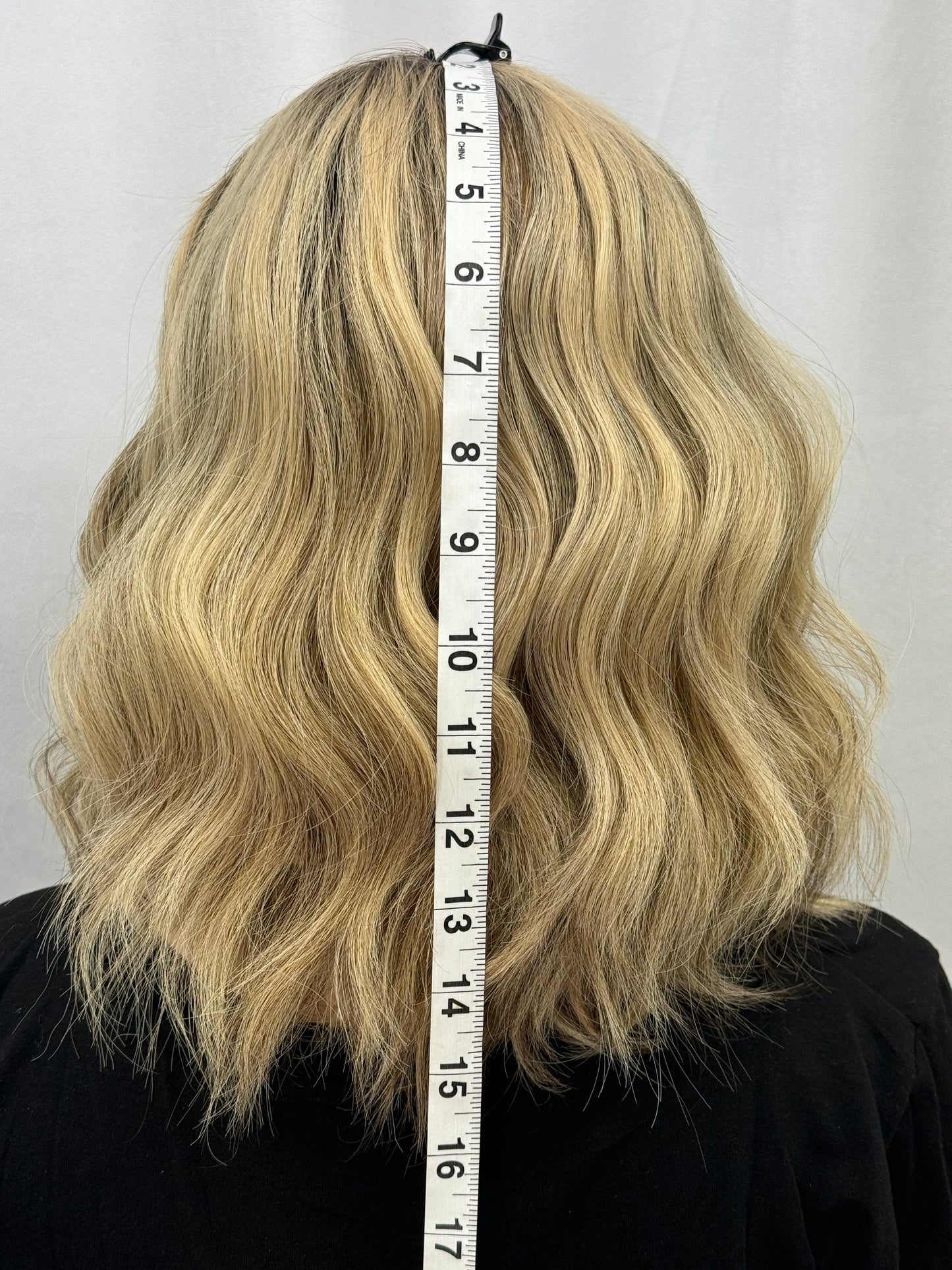 #381 Highest Quality Remy Human Hair Lace Top Wig (M) 15/16”