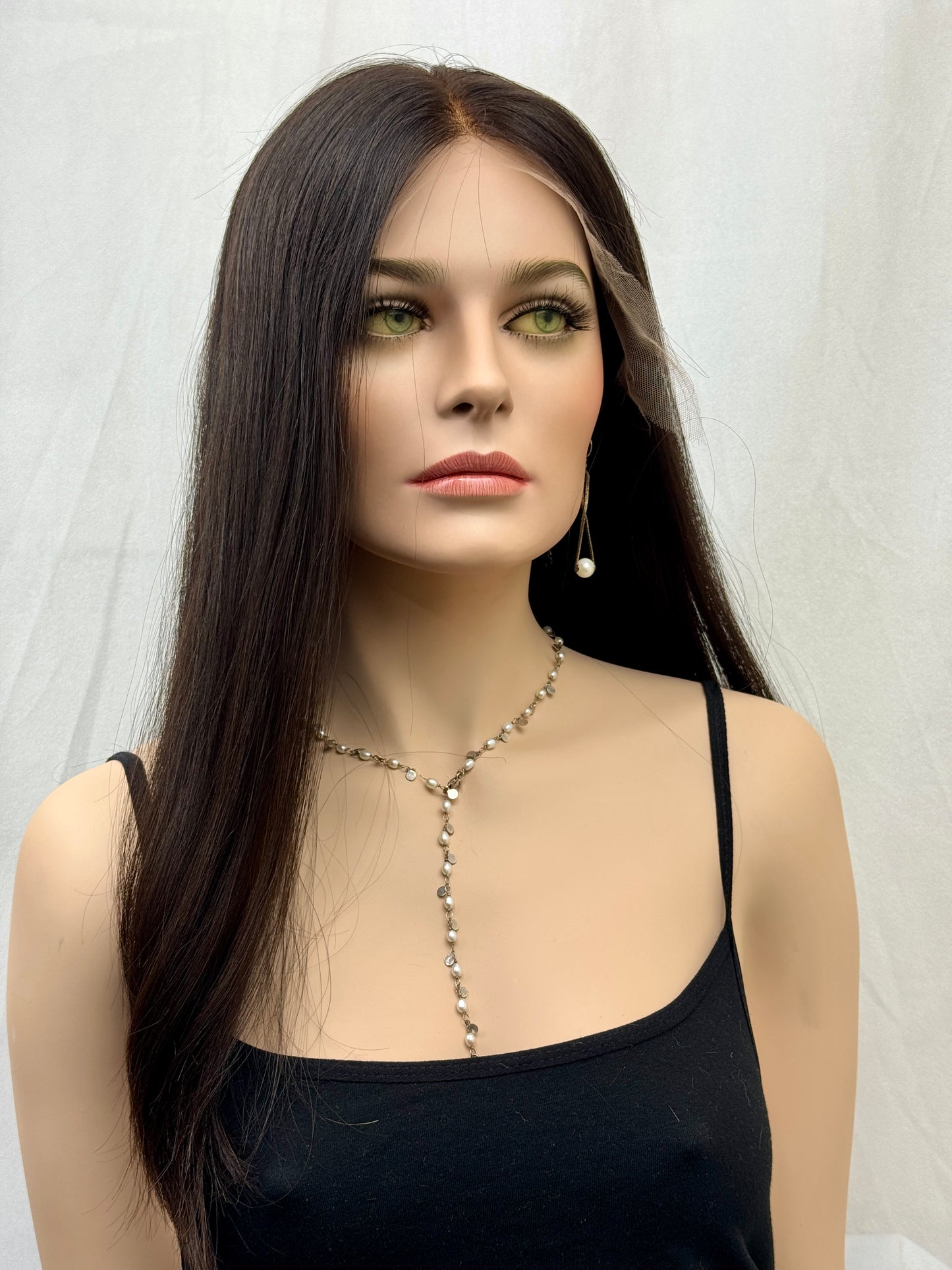 #470 European Texture Demy Human Hair Lace Top Wig (S/XS) 22/23”