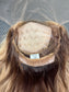 #461 Highest Quality Remy Human Hair Medical Cap French Drawn, extra thin Silk Top with Lace Front (M) 18/19”