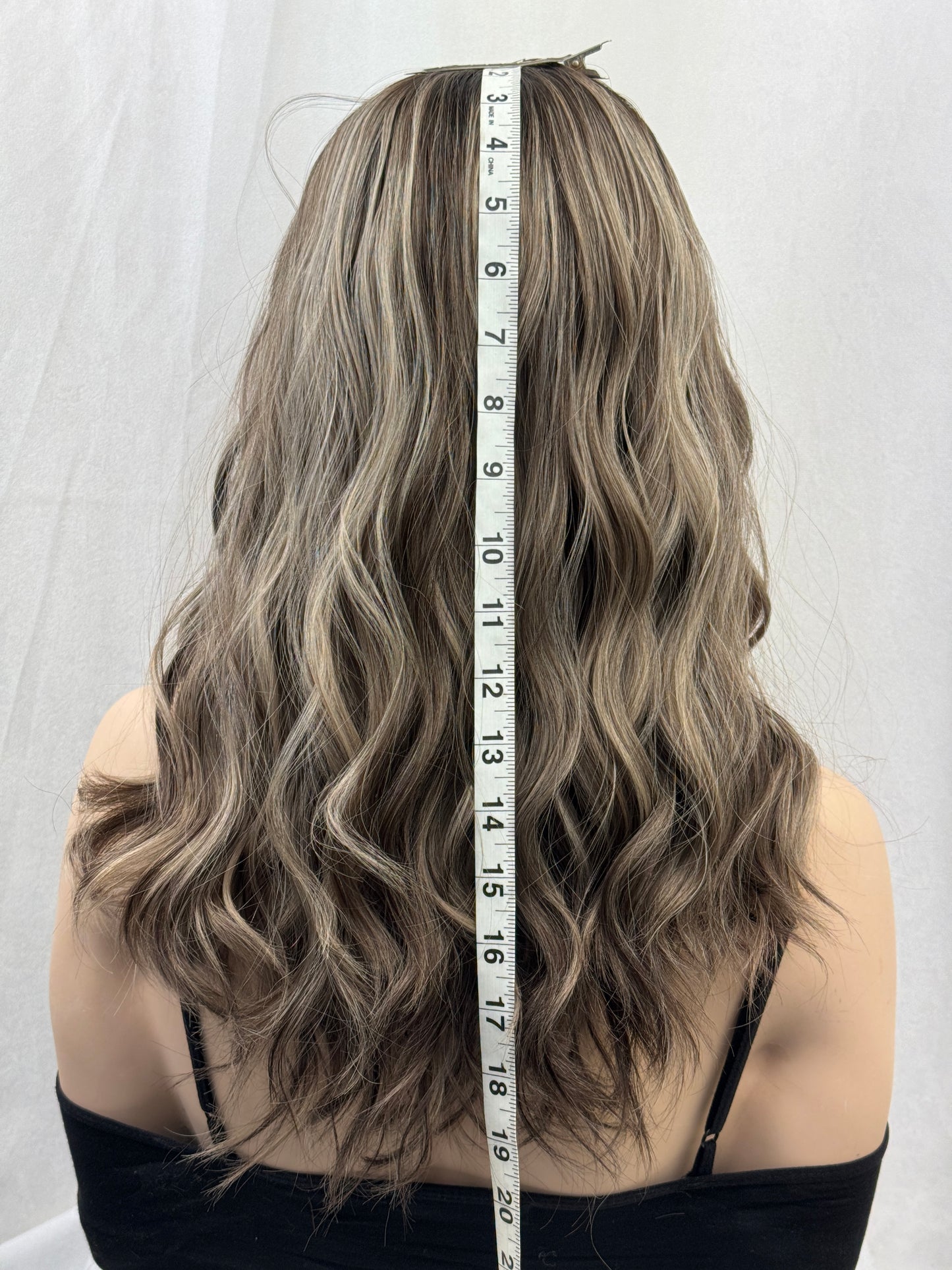 #529 Highest Quality Remy Human Hair Medical Cap Wig (S/M) 20“