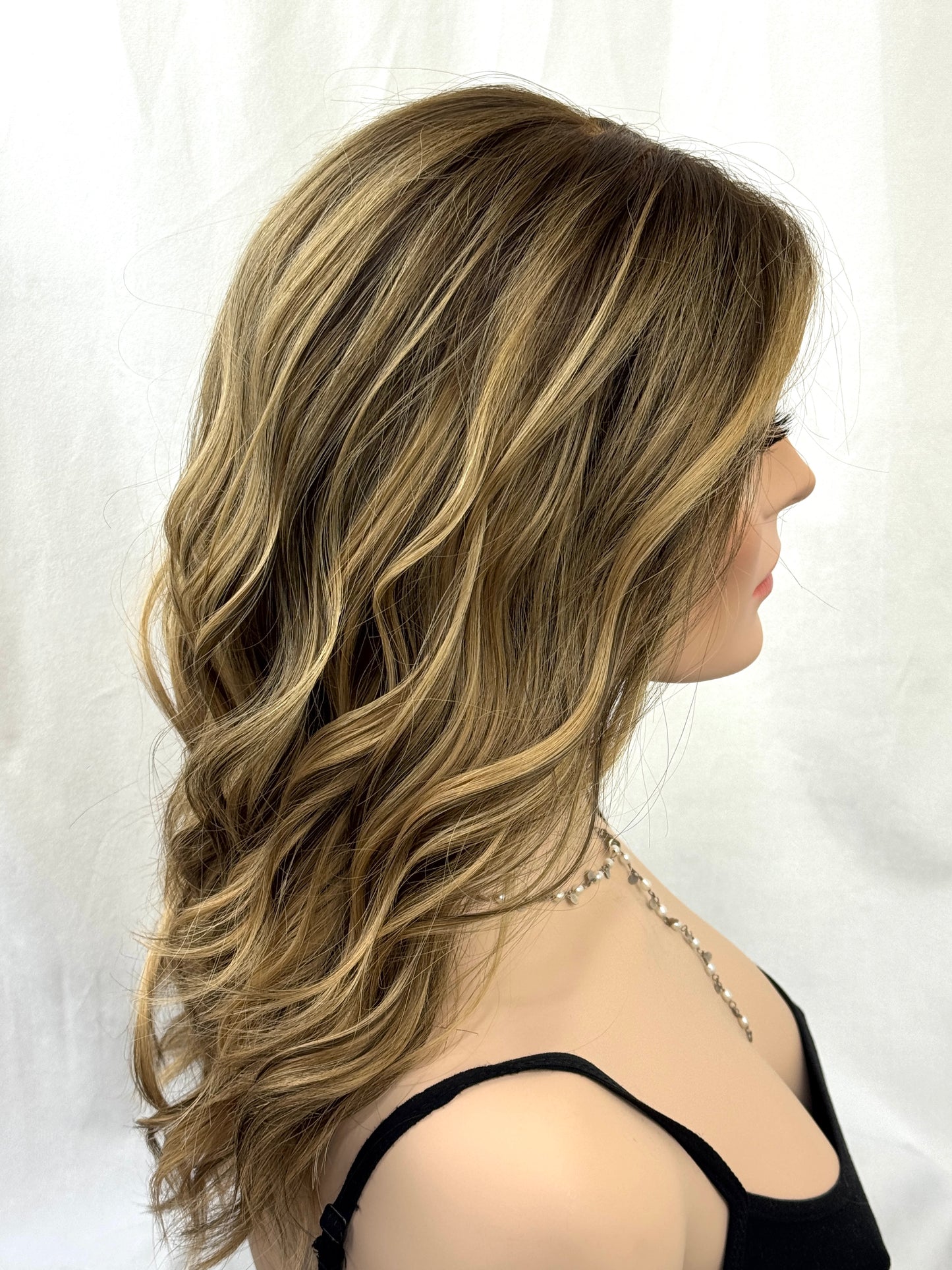#561 Highest Quality Remy Human Hair Lace Top Wig (M)20”