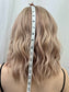 #496 Highest Quality Remy Human Hair French Drawn Silk Top with Lace Front Medical Cap, low Density Silk Top Lace Front Wig (M)15/16”