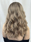 #556 Highest Quality Remy Human Hair Medical Cap ( French drawn) with extra thin silk top and lace front (M) 18“