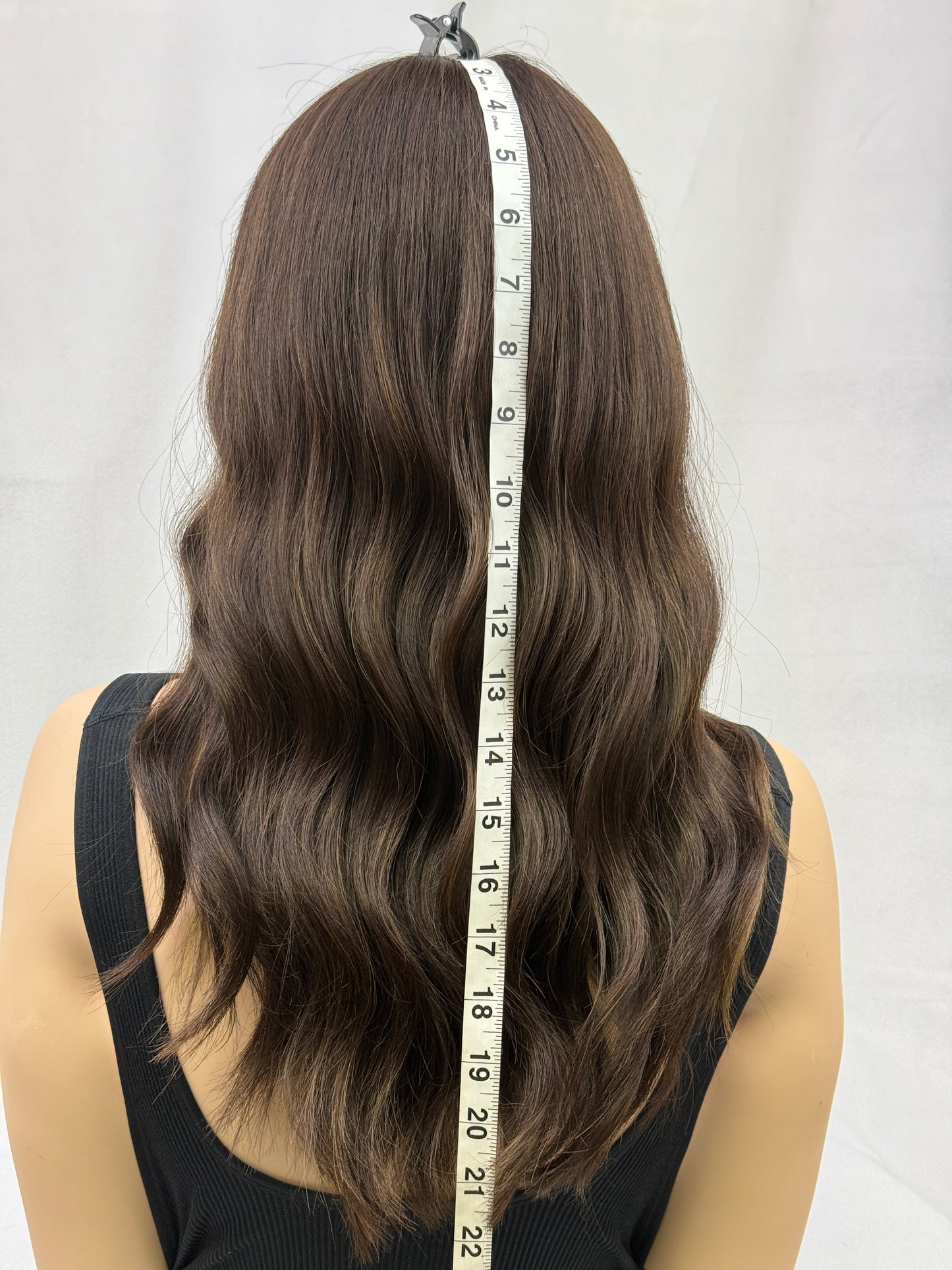 #314 **FINAL SALE** Highest Quality Remy Human Hair Lace Top Wig (M) 21” ( reserved for Linda L with additional highlighting and warm tones)