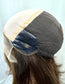 #530 Highest Quality Remy Human Hair medical cap wig with French drawn silk top and lace front and extra light cap and density (M)16”