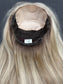 #550 Highest Quality Remy Human Hair medical cap wig with French drawn silk top and lace front and extra light cap and density (S)19“