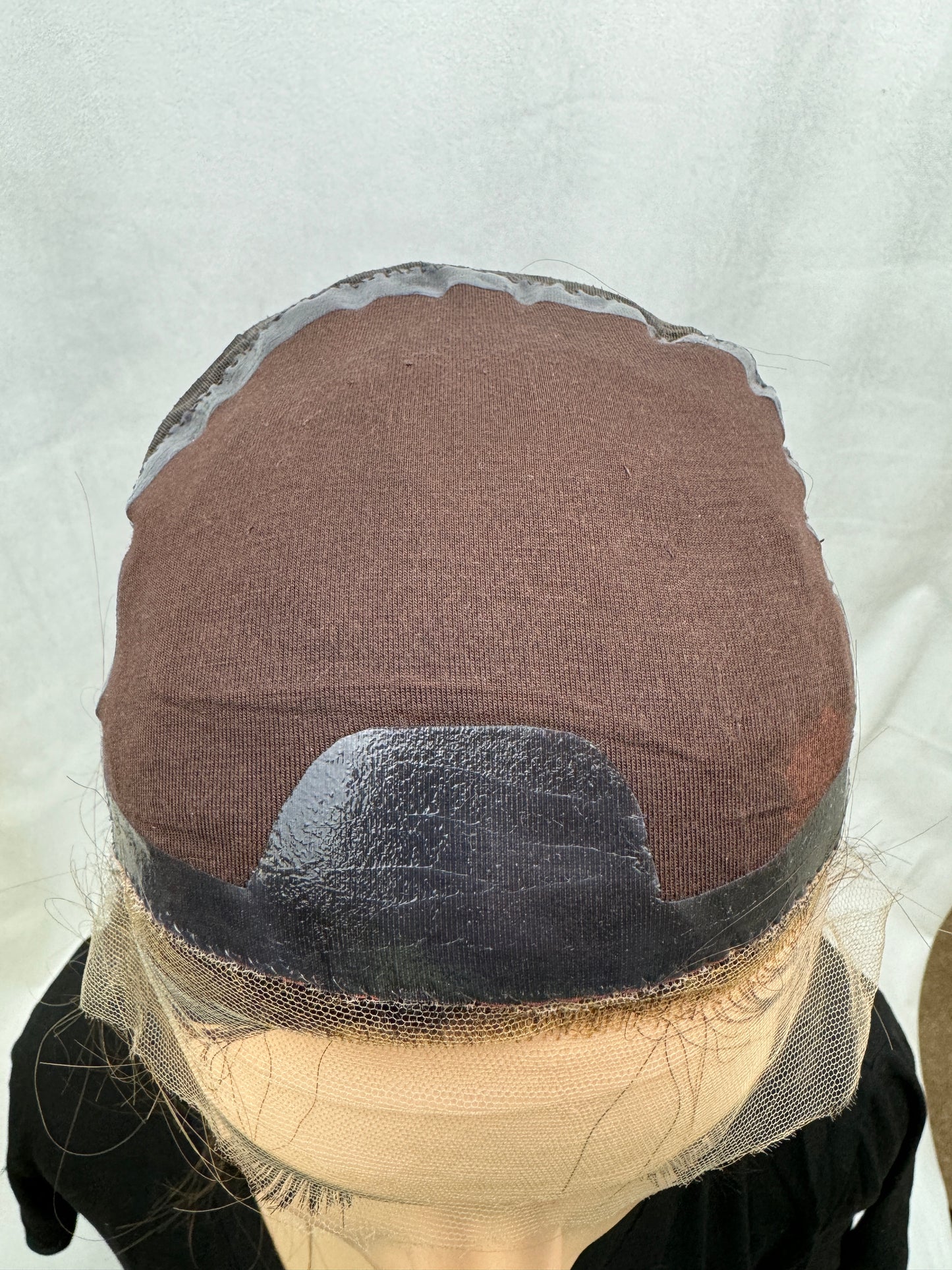 #365 Full Cranial Prosthesis **Extra Light Cap and Density** Highest quality Remy Human Hair Medical Cap extra thin VERY light silk top with lace front low density (XS) 16”