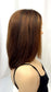 #425**New Extra Light Thin Medical Cap**Highest Quality Remy Human Hair Silk top Lace Front Wig (M)17”