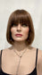 #454 **FINAL SALE**Highest Quality Remy Russian Human Hair Silk Top Kosher Wig (M) 12”